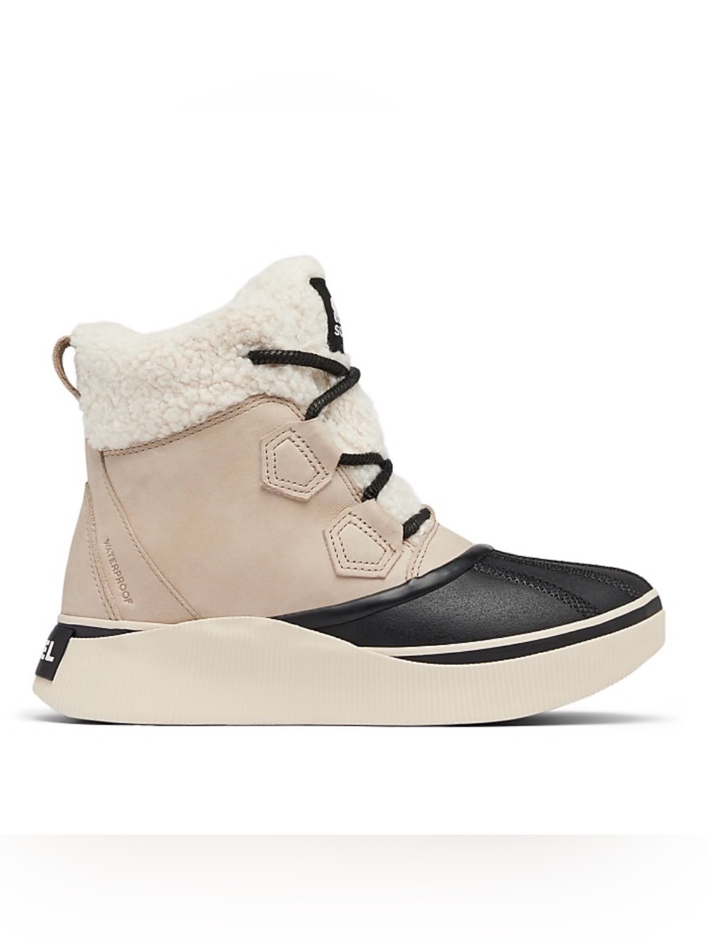NEW Sorel Out N About IV Chillz Waterproof Boots in Taupe - Picture 3 of 11